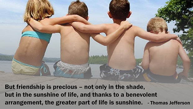 But friendship is precious, shade/sunshine