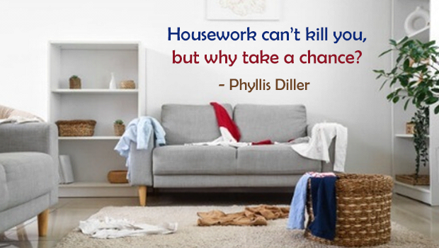 Housework can't kill you