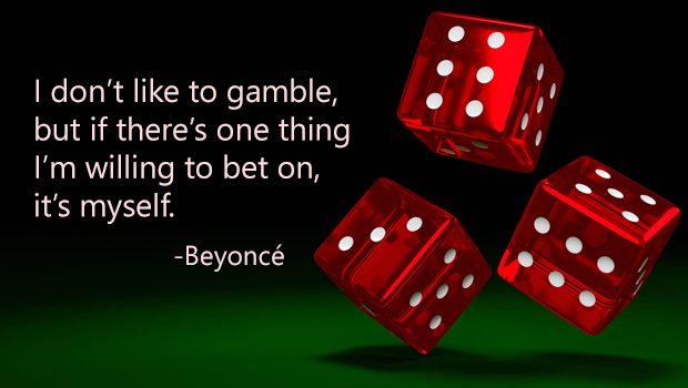 Bet on myself